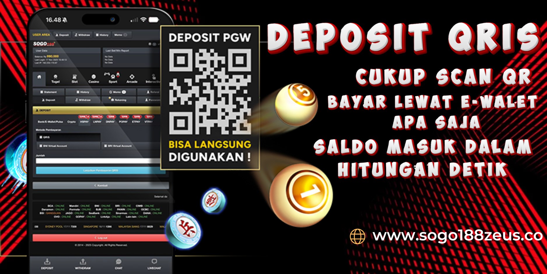 DEPOSIT QRIS 1 DETIK LANGSUNG MASUK